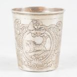 Russian silver beaker, possibly Timofye Siluyarnov, Moscow, circa 1800.