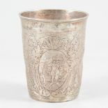 Russian silver beaker, possibly Anders Zaitsev, Moscow, 1746.