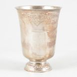 French silver beaker, Henri Nicolas de Brie, Paris, circa 1760.