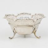 Continental hexagonal bowl, maker's mark RH, probably Belgium, 19th century.