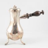 French silver pear-shape coffee pot, Paris, circa 1780.