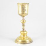 Portuguese silver gilt chalice, Porto, 1843-50.