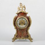 Louis XV style balloon shape mantel clock, boulle work case, cylinder movement by Etienne Maxant