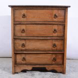 1940s oak chest of drawers.