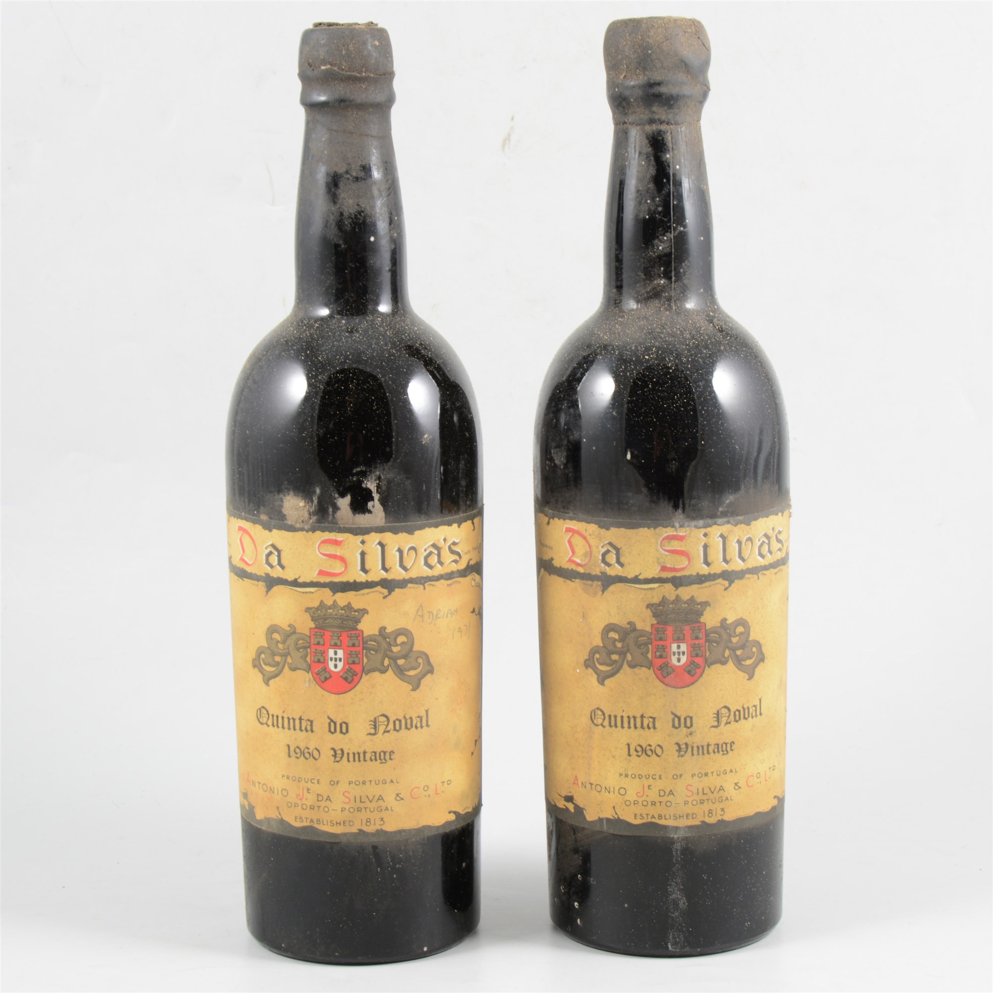 Da Silva's 1960 Vintage Port, Quinta do Noval, 2 bottles