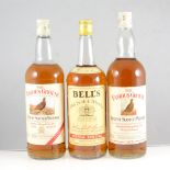Five bottles of assorted blended Scotch whisky, 1970s/80s bottlings