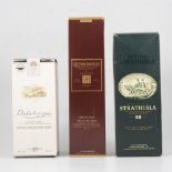 Three bottles of assorted single Highland malt whisky