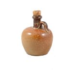Miniature Doulton Lambeth beer flask, the base stamped pattern number 6375, 5cm high.