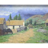 A R Dugmore, "A Kerry Cottage", signed, oil on canvas,