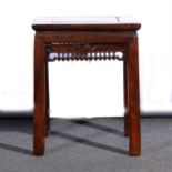 Chinese carved hardwood stand.