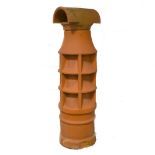 Large terracotta chimney pot,