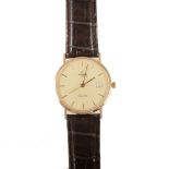 Laco by Lacher - a gentleman's wrist watch with circular baton dial having a centre seconds hand