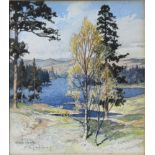 Edward Jeffrey, Tarn Hows, watercolour