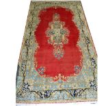 Kashan rug, 297cm x 140cm