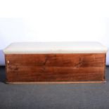 Pine blanket box, ...