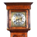 Oak longcase clock,