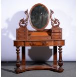 Victorian mahogany Duchess dressing table,