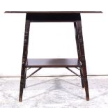 Victorian stained wood occasional table,