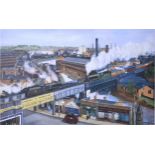 After Richard Piccaver 1992 "Leicester West Bridge" a signed Limited Edition print number 488/500,