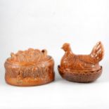 Portmerion pottery game pie dish, 26cm, and other similar pottery and earthenware.