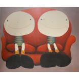 Mackenzie Thorpe, Twins, limited edition signed print; and four other prints