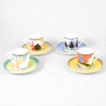 A quantity of limited edition Wedgwood Clarice Cliff wares.