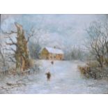 Joseph Haslam Hawksworth, Winter landscape; another by the same hand; and another work.