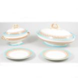 A Royal Worcester dinner service, Vitreous pattern.