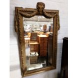 Gilt composition pier glass,