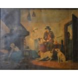 After George Morland, The Gamekeepers Return and Figures in a Stable,