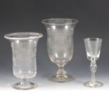 George II style wine glass