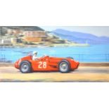 After Tony Smith, Monaco Grand Prix 1956, signed, and signed by Stirling Moss, ...