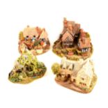 Fifty-four Lilliput Lane Cottages - sixteen boxed.