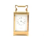 Modern brass carriage clock, Taylor & Bligh, England, ...