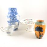 A quantity of ceramics to include a Noritake floral teaset, Poole Pottery hors d'ouvre dish and