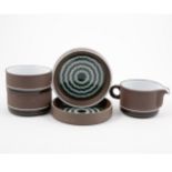 Hornsea stoneware dinner and tea service, Muramic design