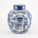Chinese blue and white ginger jar, 20th Century