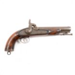 Tower percussion pistol, 1856