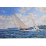After John Steven Dews, Candida and Astra Racing off Cowes, a limited edition print, and five
