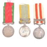 Medals: a 'Thin Red Line' Group of three to 3064 William Lamb, 93rd Highlanders