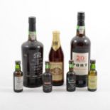 A quantity of port, including Taylors Port 1980, Quinta da Mesquita, Taylors Select Miniatures, etc.