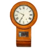 American type faded rosewood wall clock