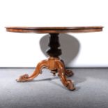 Victorian walnut breakfast table