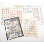 Stamps: sheets and part sheets; stock books; booklets; folio of Victorian receipts; other ephemera