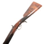 19th Century percussion rifle, by Conway, Manchester,