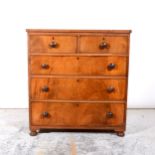 Victorian mahogany chest of drawers.