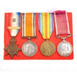 Medals: WW1 group of four