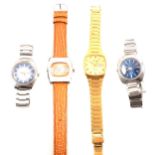Four gentleman's wrist watches - Limit, Ramino, Swiss Emperor and Seiko