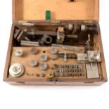 Boley 'Progress' Watchmaker's lathe, cased.