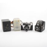 Collection of vintage cameras